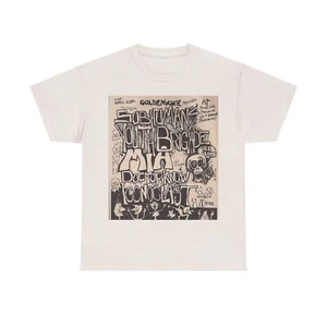 Vintage Punk Rock Show Flyer - Sub Humans Unisex Heavy Cotton Tee - Foto 1 di 25