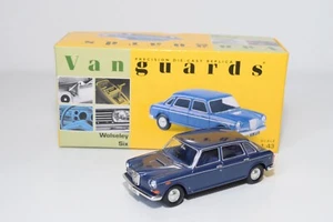 B17 1:43 VANGUARDS VA08500 WOLSELEY SIX COSMIC BLUE METALLIC MIB - Picture 1 of 17
