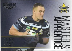 2018 NRL Elite Master & Apprentice (MA 18) Coen HESS Cowboys - Picture 1 of 1