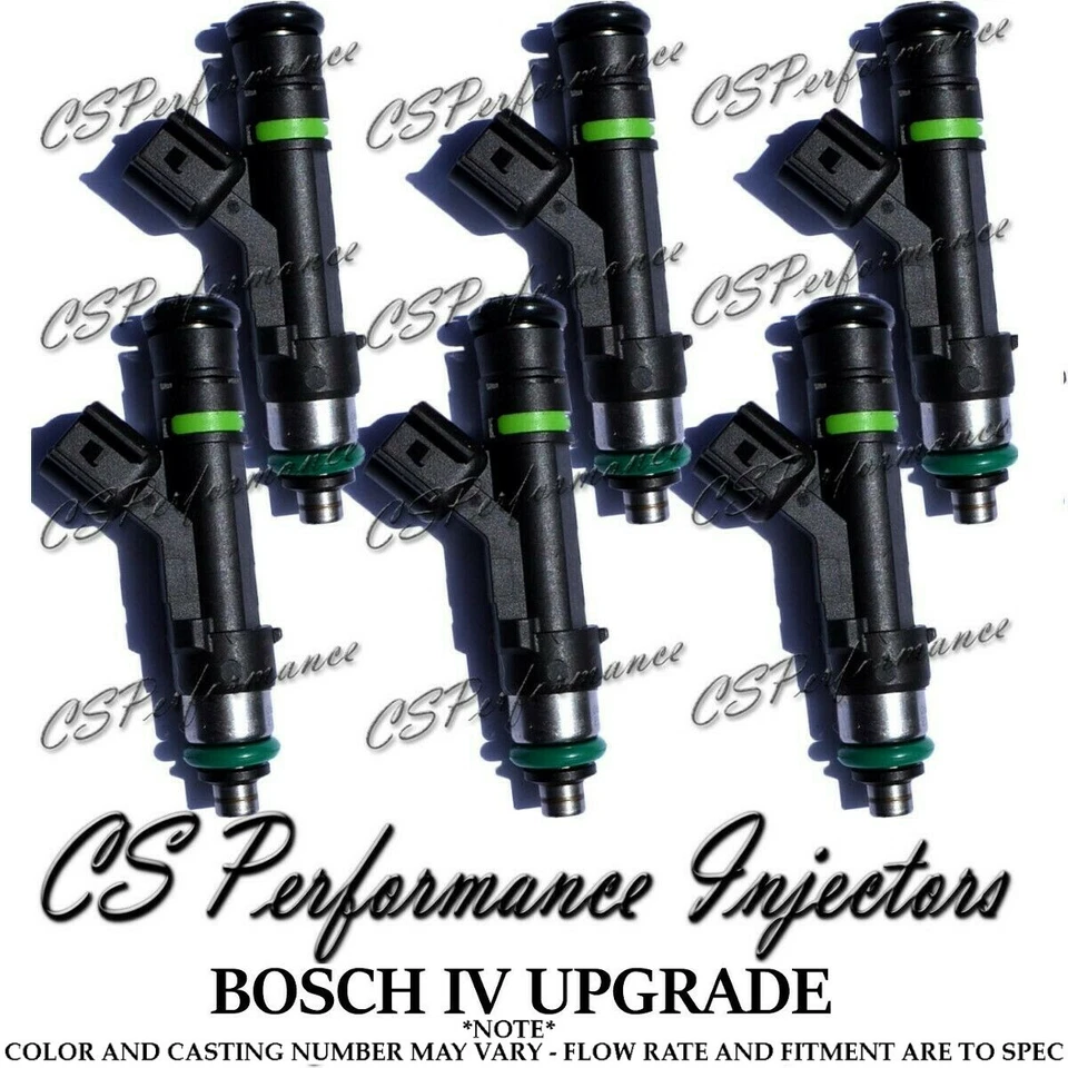 #1 OEM Bosch IV UPGRADE Fuel Injectors (6) set for 96-97 Isuzu Rodeo 3.2 V6 - Image 1 of 1