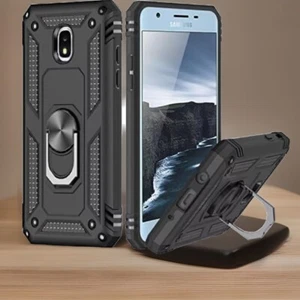 Samsung Galaxy TJS Galaxy J7 Star Crown Aura Schwarz Magnet Auto Ring Ständer Hülle - Bild 1 von 5