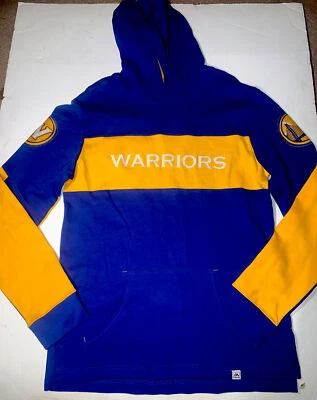 Sudadera con Capucha Golden State Warriors Majestic Licencia Azul y Dorada Talla Mediana Foto 1 de 4