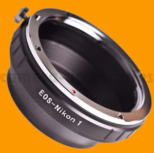 Canon EOS EF lens to Nikon 1 V1 V2 J1 J4 J5 camera mount adapter ring converter - Picture 1 of 1