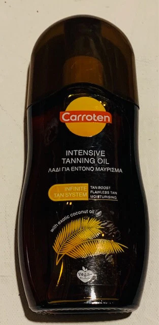 Aceite bronceador intensivo de zanahoria con aceite de coco sistema de bronceado infinito SPF0 125 ml Foto 1 de 2