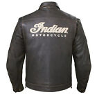 Men’s Biker Western Indian Motorcycle Riding Jacket Real Cowhide Leather Jacket