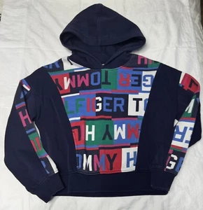 Tommy Hilfiger Girls Navy Hoodie - Size XL (16) - Picture 1 of 7