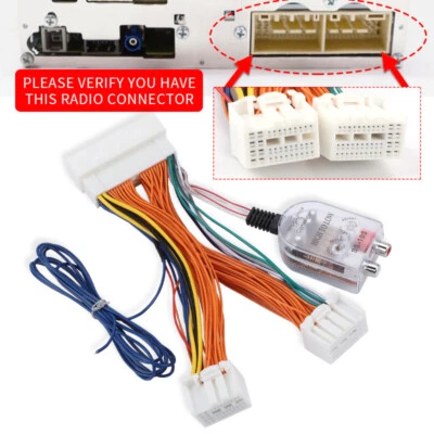 Radio Add Amplifier Subwoofer Harness For Kia Soul Forte Hyundai Elantra Santa - Image 1 of 4