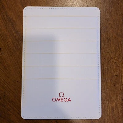 OMEGA SPEEDMASTER SEAMASTER  WHITE  Wallet Card Holder - Image 1 of 3