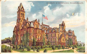 1907 Hold to Light University Of Pennsylvania Philadelphia PA post card - Picture 1 of 2