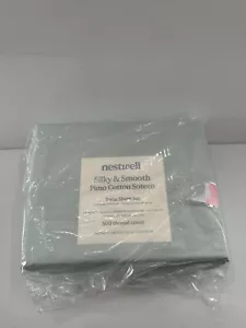 NEU Nestwell Silky & Smooth TWIN F Blatt Set Starlight Blue 500 Fadenzahl - Bild 1 von 4
