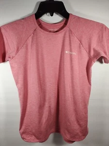 Columbia Omni-Wick Girl's Size Large Peach Short Sleeve Active Shirt - Picture 1 of 4