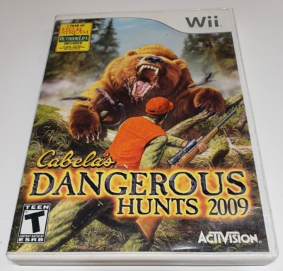 🔴Cabela's Dangerous Hunts 2009 (Nintendo Wii, 2008) Complete - Image 1 of 4