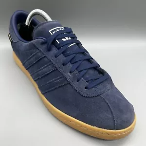 Adidas Orange Tobacco Gtx Size ? Exclusive H03153 Dark Blue Gore-tex Mens UK 8 - Picture 1 of 9