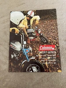 ★★1971 ~ 1972 ? Coleman 2.49 And 5.30 Mini Bike Brochure★★ - Picture 1 of 5