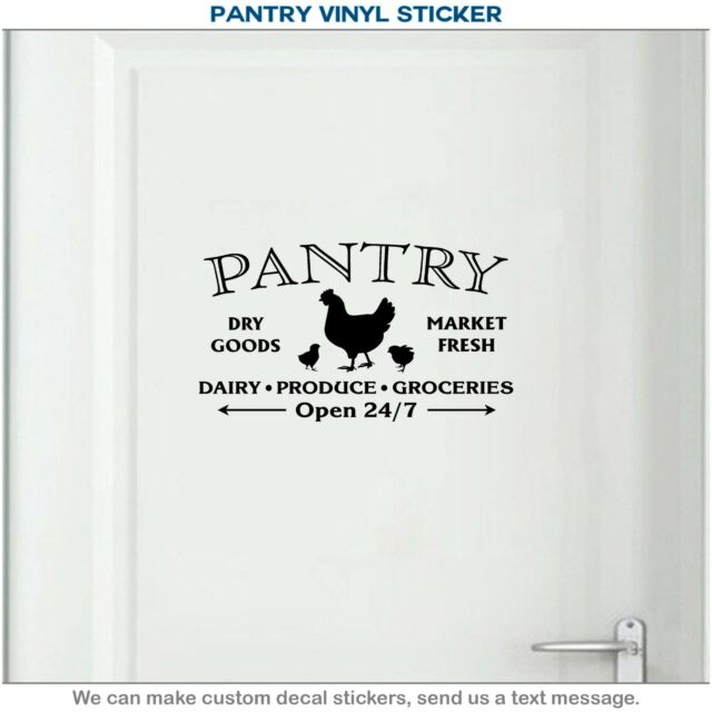 Pantry Door Decal Vinyl Sticker for Glass Pantry Door -  Portugal