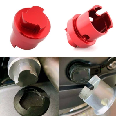 Paquete de bobinas de llave de llenado de aceite 2 en 1 rojo para BMW R1200GS R1250RS Foto 1 de 4