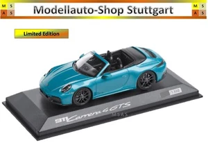 Porsche 911 Carrera 4 GTS Cabriolet - Ipanemablaumetallic - Minichamps 1:43 - Afbeelding 1 van 1