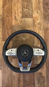 Mercedes Benz A B C E W177 W247 W205 W213 W253 AMG Line Lenkrad / Steering Wheel - Bild 1 von 8