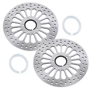 2x 11,5" 290mm Bremsscheibe Fit für Harley Davidson Sportster Touring Dyna - Bild 1 von 10
