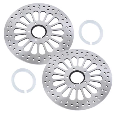 2x 11,5" 290mm Bremsscheibe Fit für Harley Davidson Sportster Touring Dyna - Bild 1 von 4
