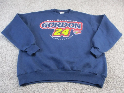 Chase Authentic Sweater Adult Medium Jeff Gordon Navy NASCAR #24 Race Collection Cover