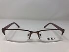 Rims Eyewear Eyeglasses Frame R3 1092 2083 V 49-16-130 Tortoise Half Rim WJ23