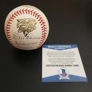 Don Larsen NY Yankees Autographed Rawlings 2000 WS MLB Baseball #21/56 - Beckett - Picture 1 of 3