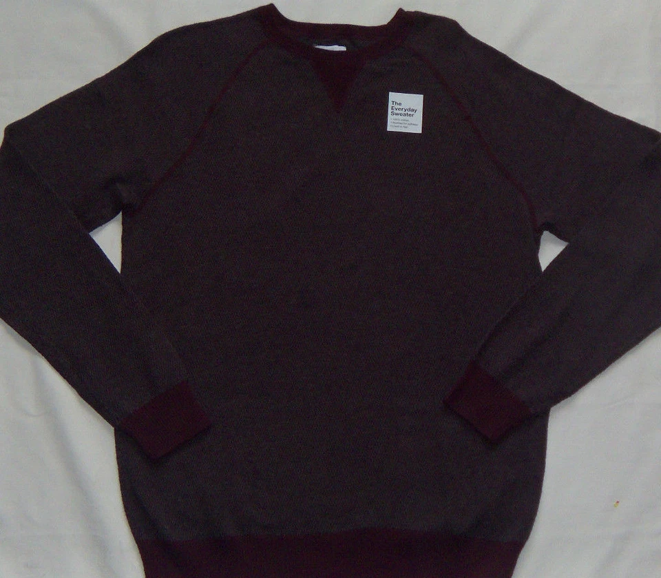 SONOMA - MENS - SWEATER - BURGUNDY - SIZE LG (AC-24-616)