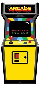 Video Arcade Game 1980's Colour Lifesize Cardboard Cutout / Standee / Standup - Picture 1 of 1