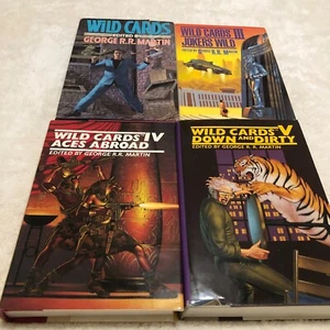 VTG WILD CARDS series 4 HB books edited by George R. R. Martin #1,3,4,5 (1987) - Picture 1 of 15