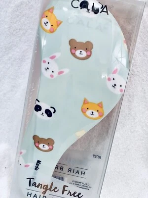 CEPILLO DE PELO CALA sin enredos desenredante HÚMEDO o SECO animal fiesta gato conejito oso NUEVO Foto 1 de 4