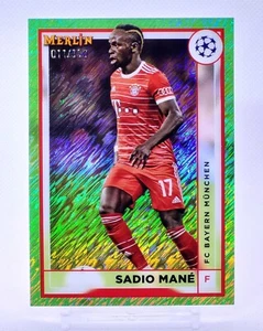2022-23 Topps Merlin UEFA Sadio Mane Neon Green #59 Bayern Munchen 011/350 - Picture 1 of 2