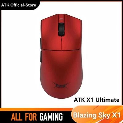ATK Blazing Sky X1 Ultimate Wireless Gaming Maus - PAW3950 Ultra Dual 8KHz - Bild 1 von 4