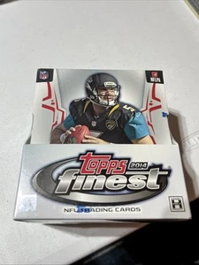 2014 Topps Finest Football Hobby Box Auto Patch & Jumbo Auto Relic NEW SEALED - Picture 1 of 7