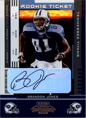 2005 Playoff Contenders #111 Brandon Jones RC - Image 1 of 2