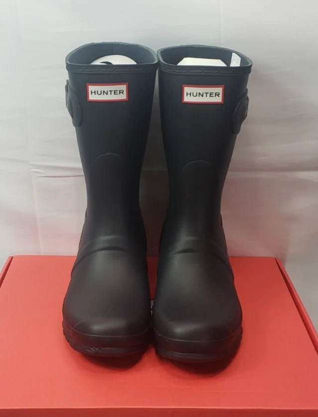 HUNTER Rain boots レディース23 新品未使用 HUNTER（ハンター） 長靴 レインブーツ womens play short translucent