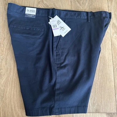 Pantalones Cortos Chinos Penguin Original Para Hombre Calce Ajustado Elastizados Azul Talla 38 NUEVO Foto 1 de 4