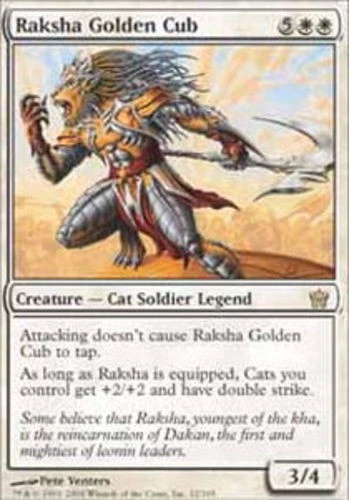 Raksha Golden Cub - Fifth Dawn #12/165 MTG Magic The Gathering - Image 1 of 1