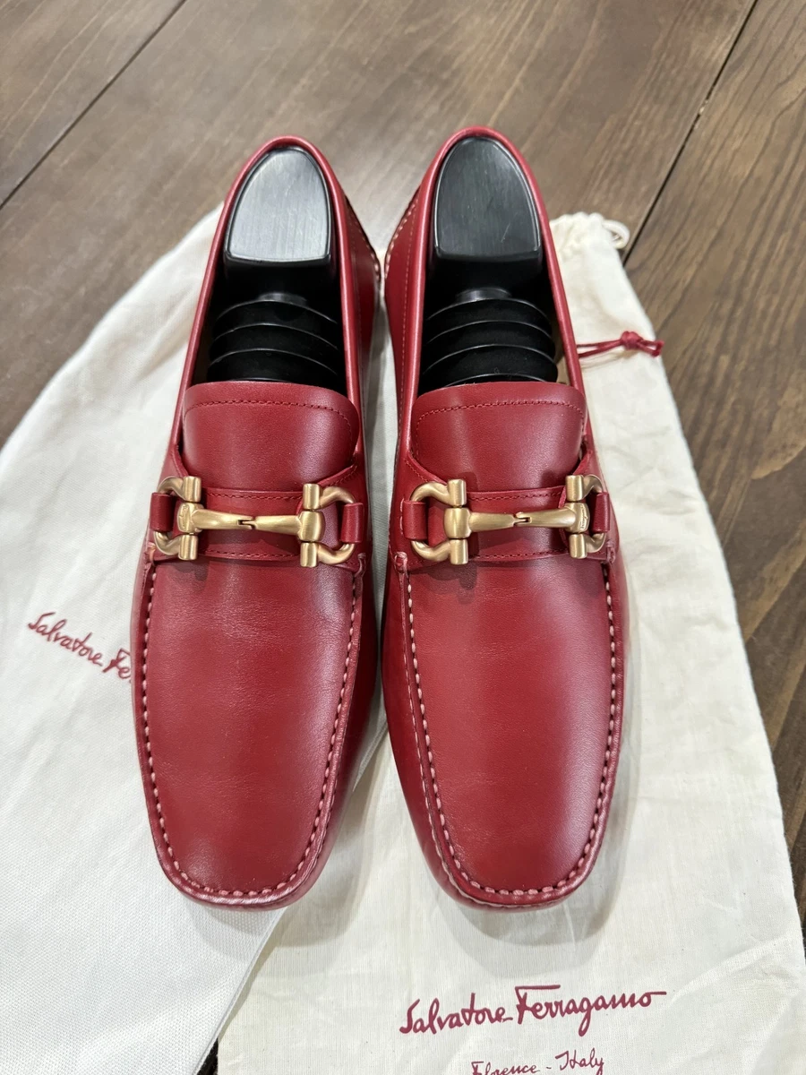 Salvatore Ferragamo Red EE Casual Shoes for Men for sale | eBay