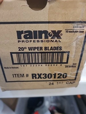 10 盒 Rain-X RX30120 Rain-X Pro Wiper 刀片,20 — 第 1/4 张图片