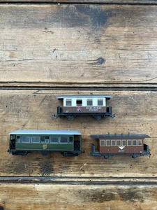 Bundle of 3 HOe Gauge Narrow Gauge Liliput zilertalbahn Coaches - Picture 1 of 5