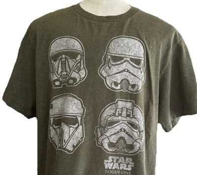 CAMISETA STAR WARS ROUGE ONE VERDE TALLA M Genial Trendy Fans Rogue One Foto 1 de 4