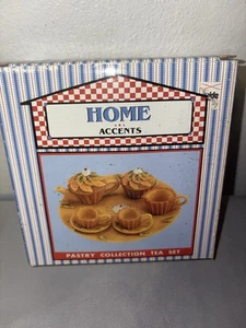 Vintage Unopened Home Accents Pastry Collection Tea Set L1138 - Picture 1 of 3