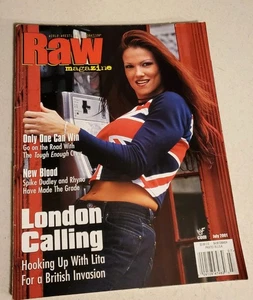 WWF Raw Magazine July 2001 Divas Lita Wrestling - Bild 1 von 3