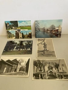 Vintage USED NO Postmark Post Cards ARBOGA Sweden Lot/6 - Picture 1 of 6