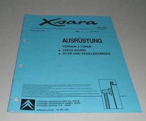 Manual de Taller Citroën Xsara Versión 3-Türer 04/1998 - Imagen 1 de 1