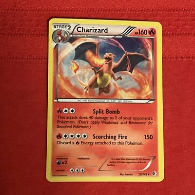 FLAWLESS POTENTIAL PSA 10 CHARIZARD HOLO 20/149 Pokémon Boundaries Crossed 2012 - Image 1 of 4
