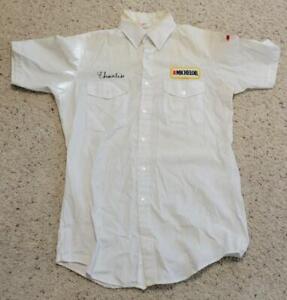 Vintage Michelob Beer Delivery Man Shirt Unitog Patches