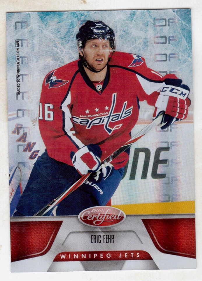 2011-12 CERTIFIED #92 ERIC FEHR MIRROR RED #074/199 - Image 1 of 1