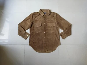 Polo Ralph Lauren Suede Shirt jacket Worldwide Shipping - Picture 1 of 11